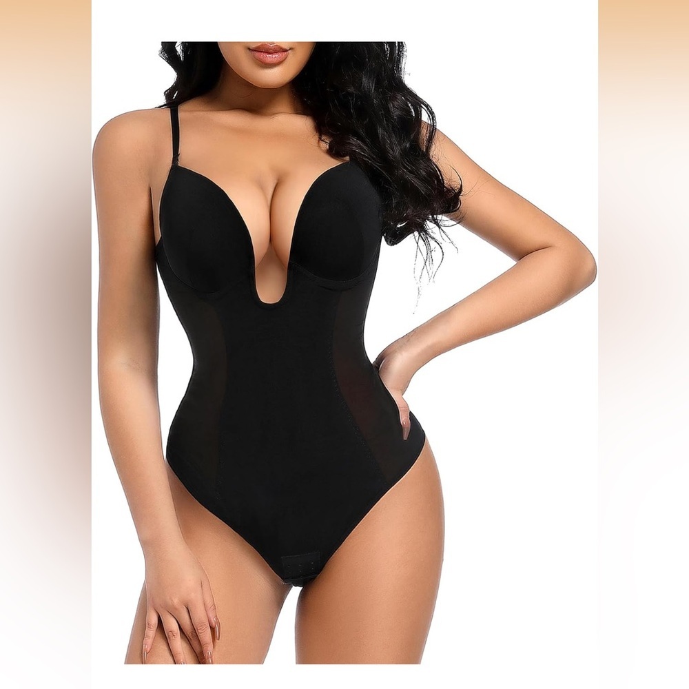 Black Women’s low back shapewear  Tummy Control Large/0231